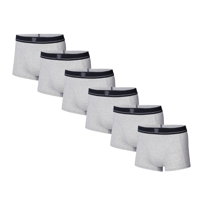 Herren Boxershorts mit Label, 6er Pack