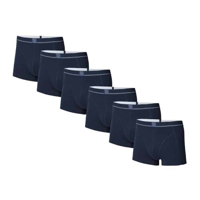 Herren Boxershorts mit Label, 6er Pack
