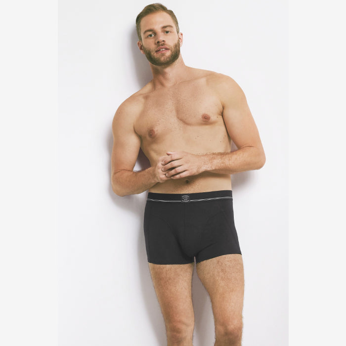 Herren Boxershorts mit Label, 6er Pack