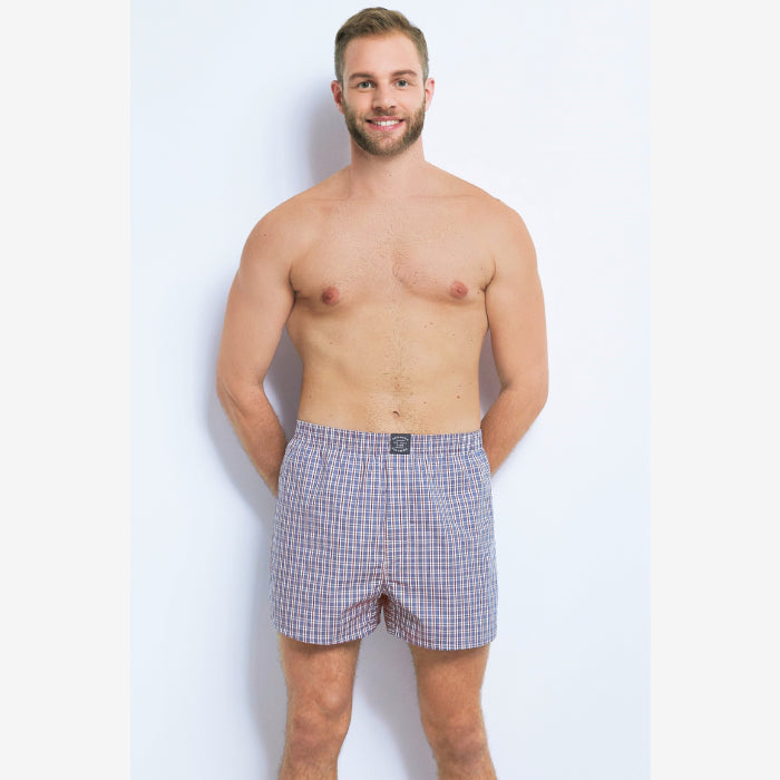 Herren Webboxershorts, 3er Pack
