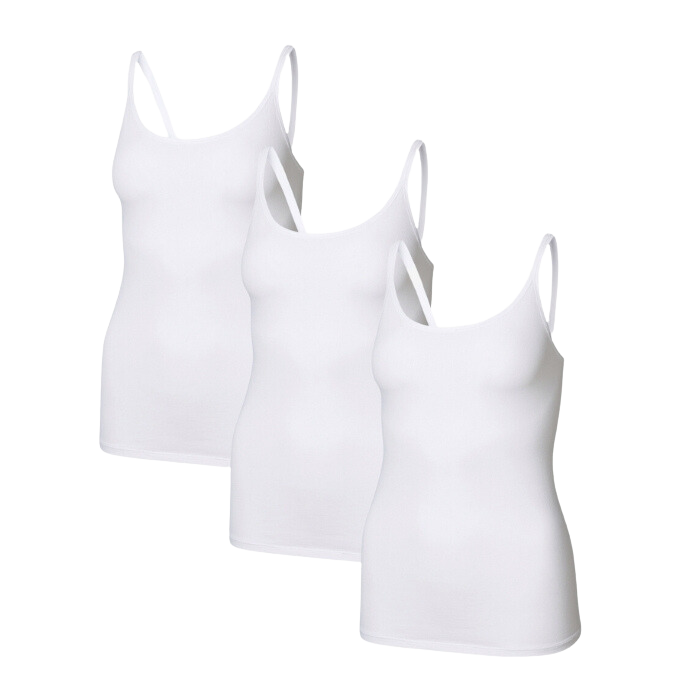 Damen Spaghetti-Top, 3er Pack