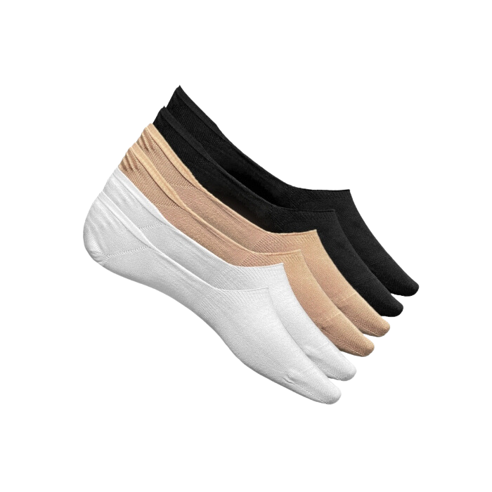 Damen Füßlinge, 6er Pack